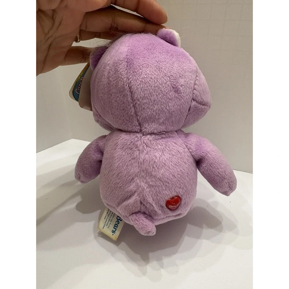 Care Bears Share Bear‎ Plush W/Tags purple teddy lollipops 2002